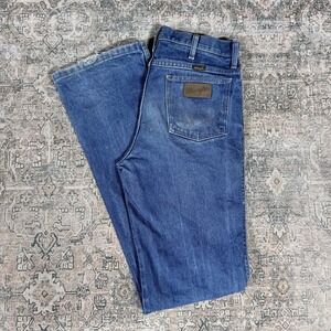 Wrangler 935NAV Cowboy Cut Bootcut Jeans Blue Denim 32x36